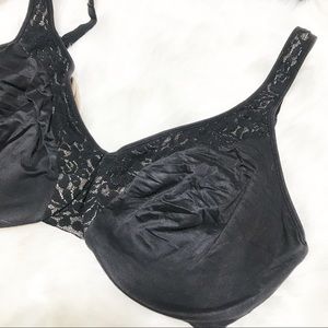 Lilyette Black Lace 36DDD Bra